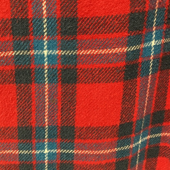 Sonoma Men’s Size Small Long Sleeve Plaid Flannel Button-Up Shirt in Red & Blue - Picture 3 of 5